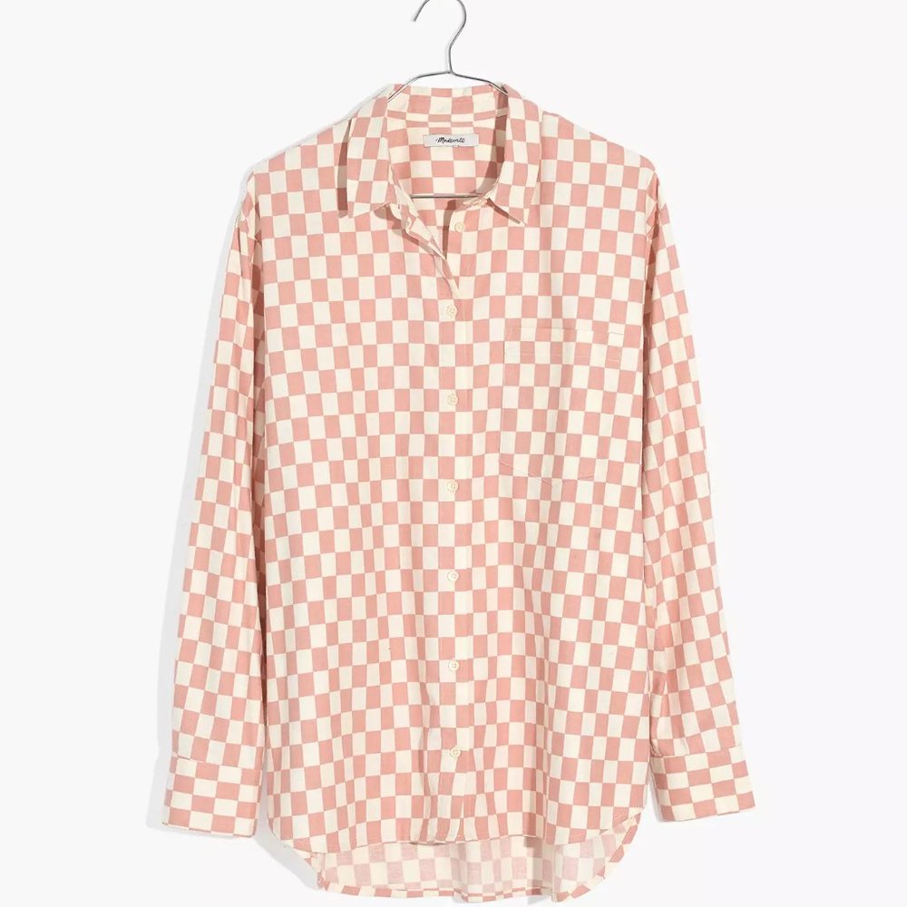 Madewell Oversize Flannel Ex-Boyfriend Shirt